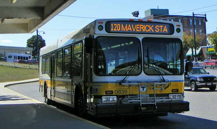 MBTA Boston New Flyer D40LF 0839